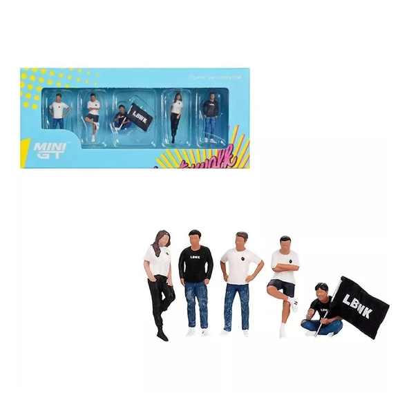 Mini GT 1:64 Figurine Team Liberty Walk ürün görseli 1