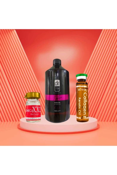 Keratin Şampuan 1 lt XXXL Serum ve Collegen - 1