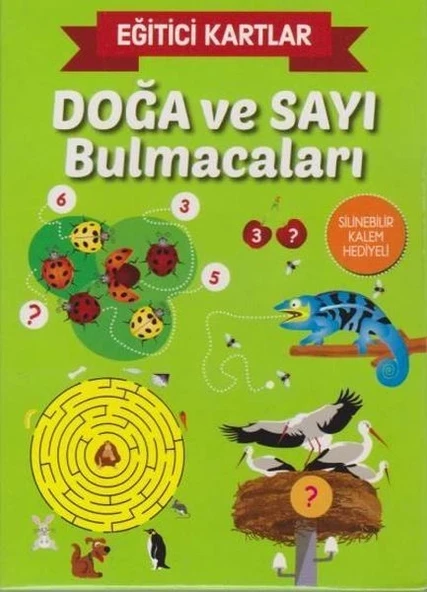 Eğitici Kartlar Doğa ve Sayı Bulmacaları ürün görseli