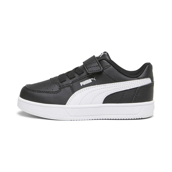 Puma Caven 2.0 AC+ PS-Black-White Çocuk Ayakkabı-Siyah - Resim 4