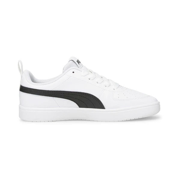 Puma Rickie Jr-White-Black Çocuk Ayakkabı-Beyaz - Resim 2