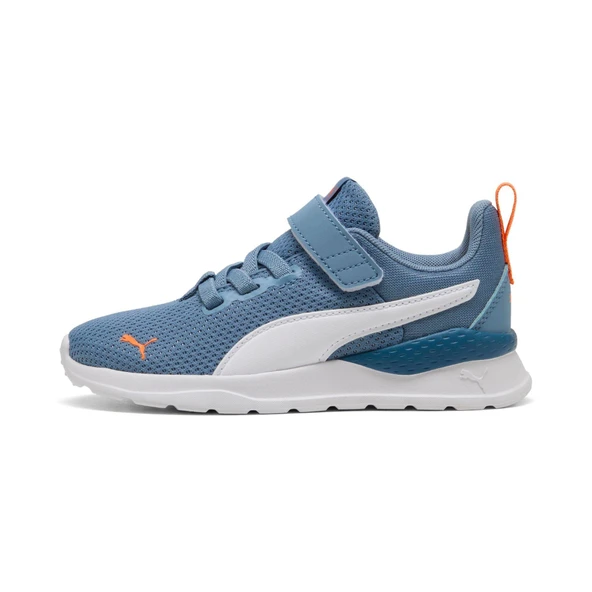 Puma Anzarun Lite AC+ PS-Cool Blue-White-Orange Glo Çocuk Ayakkabı-Mavi - Resim 5