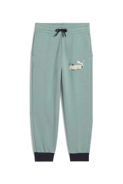 Puma SANDY ADVENTURES Sweatpants-Green Moon Tişört-Yeşil - 1