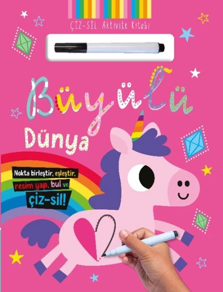 Çiz – Sil Aktivite Kitabı Büyülü Dünya ürün görseli 1