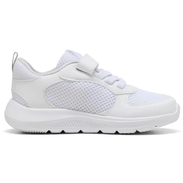 Puma Fun Racer 2 AC+ PS-White-Cool Light Gray Çocuk Ayakkabı-Beyaz - Resim 3