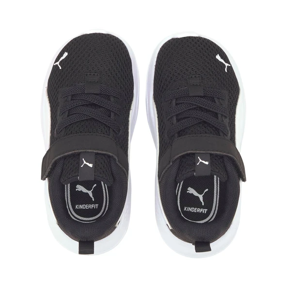 Puma Anzarun Lite AC Inf-Black-White Çocuk Ayakkabı-Siyah - Resim 2