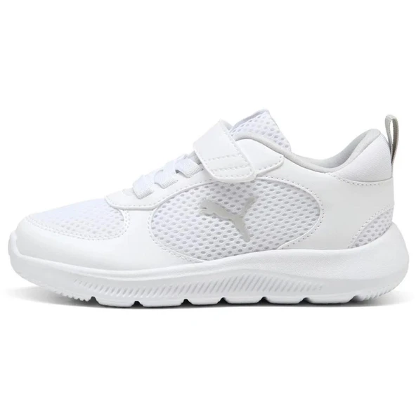 Puma Fun Racer 2 AC+ PS-White-Cool Light Gray Çocuk Ayakkabı-Beyaz - Resim 2