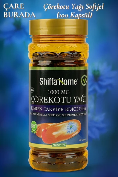 Çörekotu Yağı Softjel 1000 mg (100 Softjel) ürün görseli