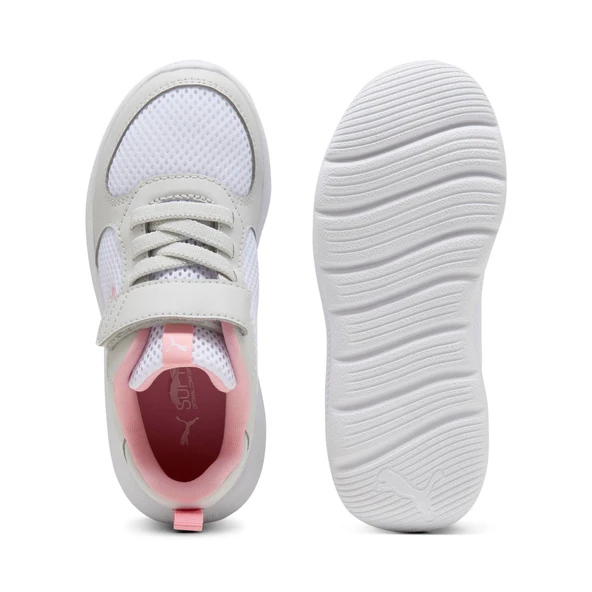 Puma Fun Racer 2 AC+ PS-White-Pinkscape-Gray Çocuk Ayakkabı-Beyaz - Resim 6