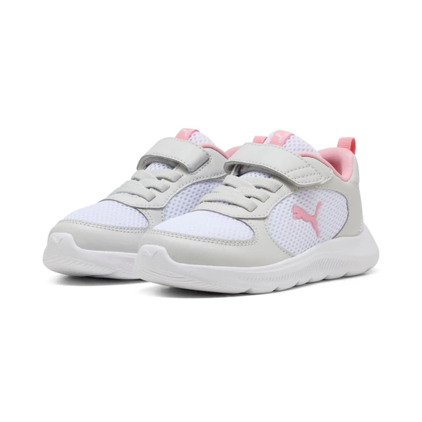 Puma Fun Racer 2 AC+ PS-White-Pinkscape-Gray Çocuk Ayakkabı-Beyaz ürün görseli 1
