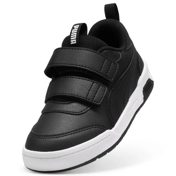 Puma Multiflex 2 SL V PS-Black-Black Çocuk Ayakkabı-Siyah - Resim 6
