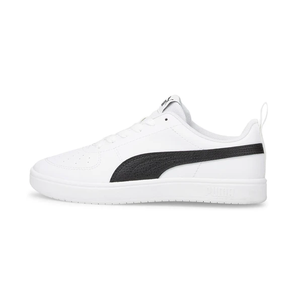 Puma Rickie Jr-White-Black Çocuk Ayakkabı-Beyaz - Resim 3