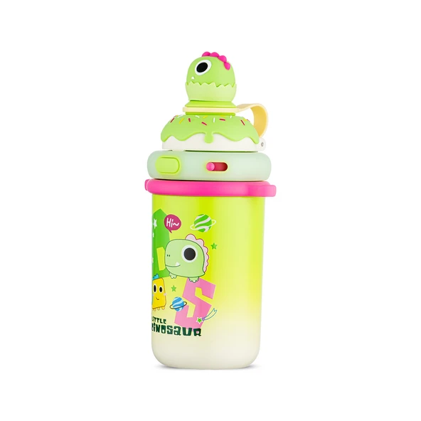 Emsan Baby Dinosaur Termos Yeşil 450 ml - 6