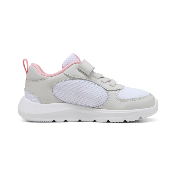 Puma Fun Racer 2 AC+ PS-White-Pinkscape-Gray Çocuk Ayakkabı-Beyaz - Resim 5