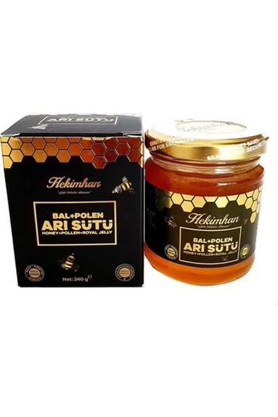 Bal Polen Arı Sütü Macunu 240 gr 3 Adet