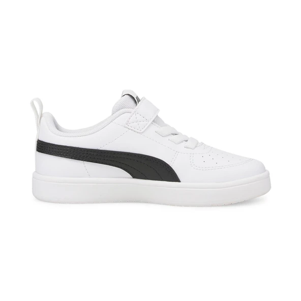 Puma Rickie AC+ PS-White-Black Çocuk Ayakkabı-Beyaz - Resim 4