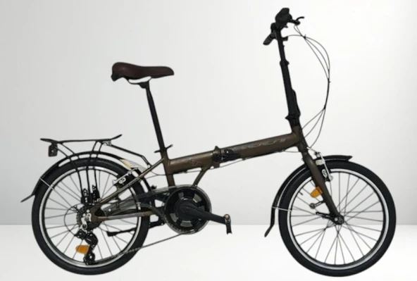 20J RUUT EDGE 7V KATLANIR BİSİKLET - KAHVE GRİ