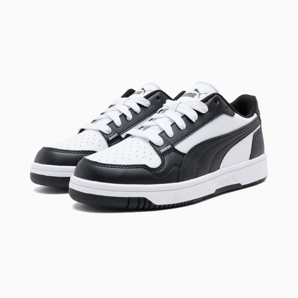 Puma Reb-L Jr-White-Black Çocuk Ayakkabı-Siyah Beyaz ürün görseli 1