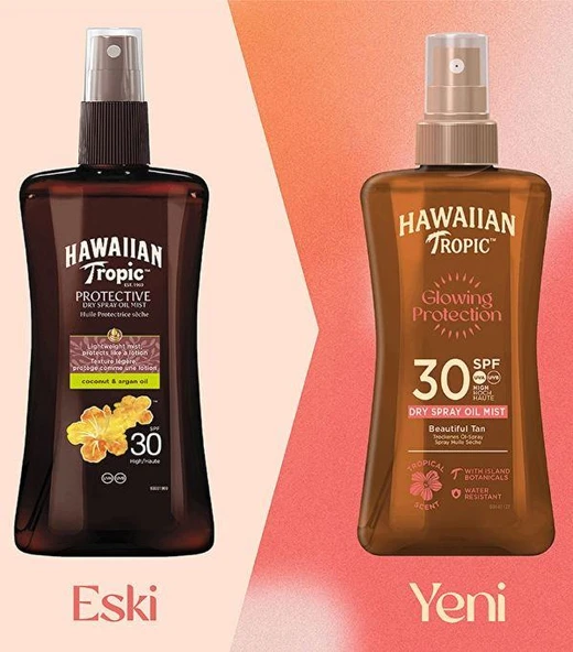 Hawaiian Tropic Glowing Protection Vücut Yağı Spf 30 200 Ml - 3