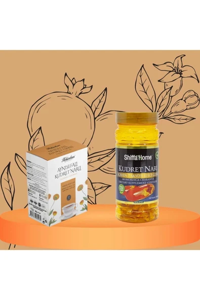 Aynısefa'lı Kudret Narlı Bitki Çayı 40'lı + Kudret Narı 100 Jel Kapsül ( Mide İçin ) ürün görseli