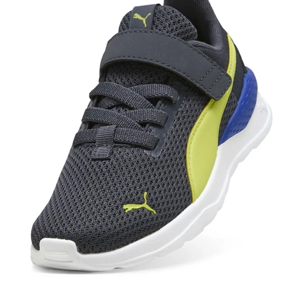 Puma Anzarun Lite AC+ PS-Galactic Gray-Lemon Sherbert-Black Çocuk Ayakkabı-Gri - Resim 2