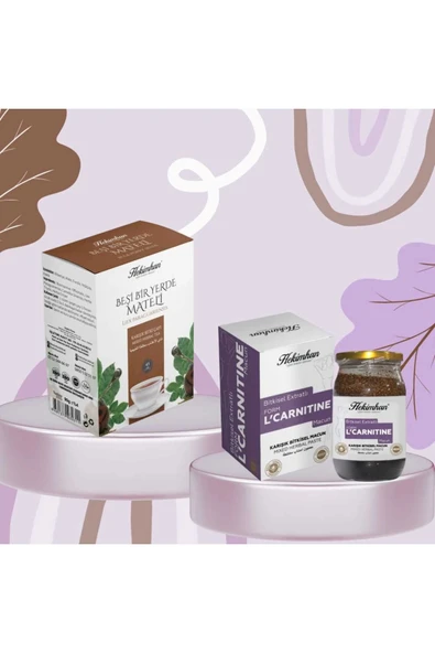Form Seti L'Carnitin Macun ve Beşi Bir Yerde Mateli Çay 40'lı