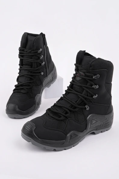 Muggo RANGER Tactical Askeri Fermuarlı ve Bağcıklı Postal Çöl Botu - 11