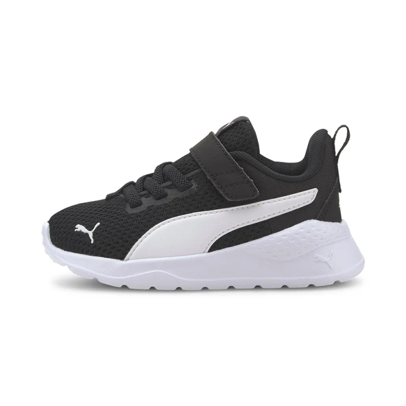 Puma Anzarun Lite AC Inf-Black-White Çocuk Ayakkabı-Siyah - Resim 4