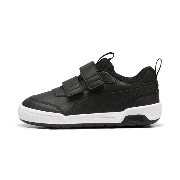 Puma Multiflex 2 SL V PS-Black-Black Çocuk Ayakkabı-Siyah - Resim 3