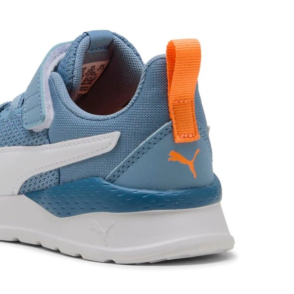 Puma Anzarun Lite AC+ PS-Cool Blue-White-Orange Glo Çocuk Ayakkabı-Mavi - Resim 4
