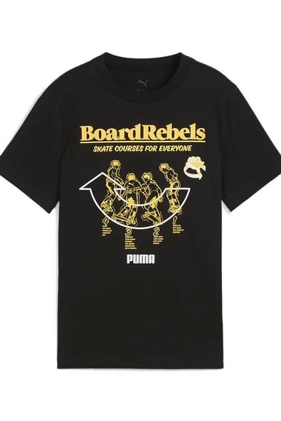 Puma MID90S Graphic Tee I-Black Tişört-Siyah - 1