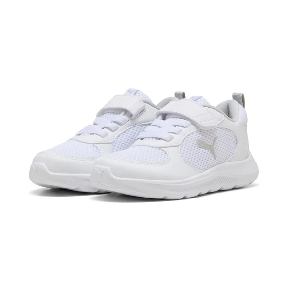 Puma Fun Racer 2 AC+ PS-White-Cool Light Gray Çocuk Ayakkabı-Beyaz ürün görseli 1