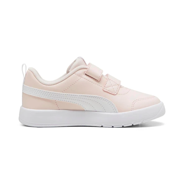 Puma Courtflex V3 V PS-Island Pink-White Çocuk Ayakkabı-Pembe - Resim 5