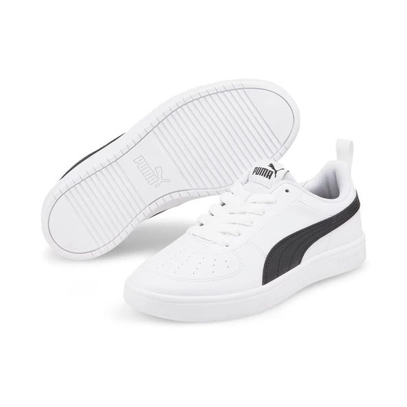 Puma Rickie Jr-White-Black Çocuk Ayakkabı-Beyaz ürün görseli 1