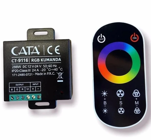 Cata Dokunmatik Rgb Led Kumandası (RGB Controller) CT-9116 - Resim 3