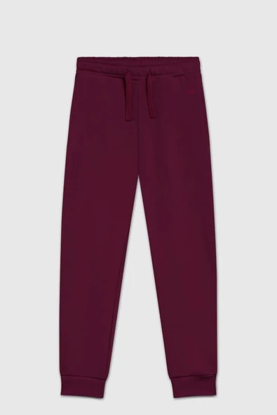 United Colors of Benetton Kız Çocuk  BNT-G23333 Benetton Jogger Eşofman Altı Bordo ürün görseli