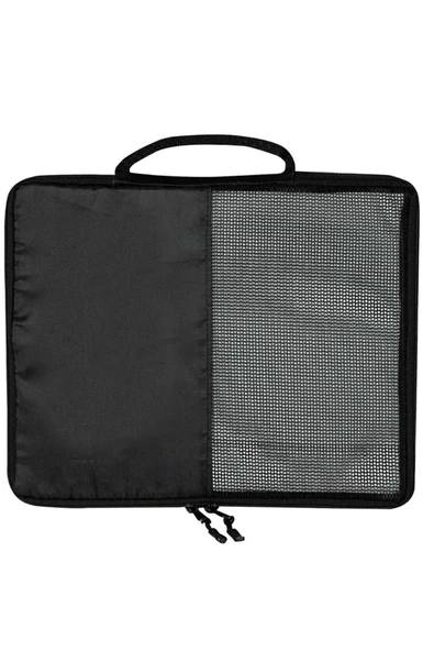 Küçük Boy 30x26x6 Siyah Valiz İçi Organizer Çanta