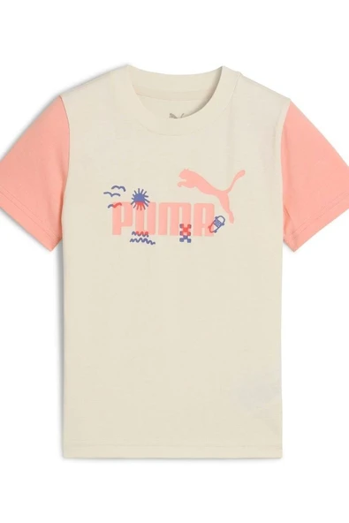 Puma SANDY ADVENTURES Tee-Alpine Snow Tişört-Krem - 1