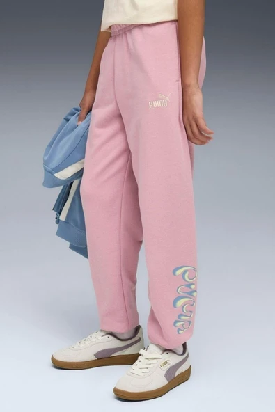 Puma TWEENERVERSE Sweatpants-Poised Pink Eşofman Altı-Pembe - Resim 4
