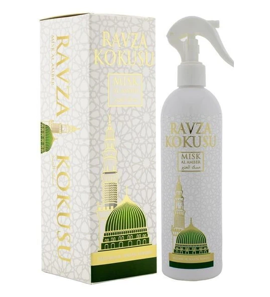 2 li Medine Ravza Kokusu ve Gül Kokusu Sprey 400 ml. - 3
