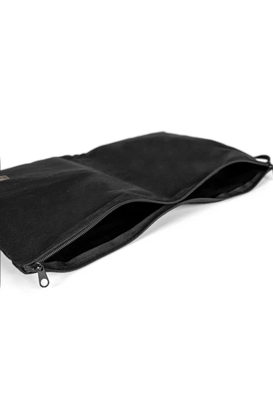 Kirli Temiz Organizer 45x27 Siyah Fermuarlı Seyahat Torbası - 4