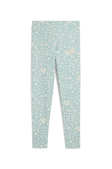 Puma FLAMING LOVE AOP Leggings-Modern Mint Tayt-Mint Yeşil - 1