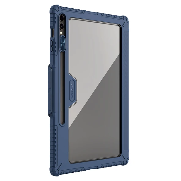 Nillkin Samsung Tab S9 Ultra Standlı Bumper Smart Cover Tablet Kılıf Mavi - 3