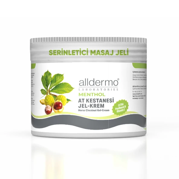 Alldermo At kestanesi Menthol Serinletici jel Krem 500 ml ürün görseli 1