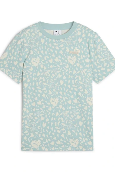 Puma FLAMING LOVE AOP Tee-Modern Mint Tişört-Mint Yeşil ürün görseli
