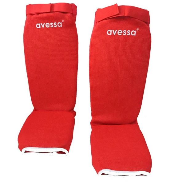 Avessa Rsg-100 MuayTai Ayak Kaval Koruyucu Kırmızı S Beden - 1