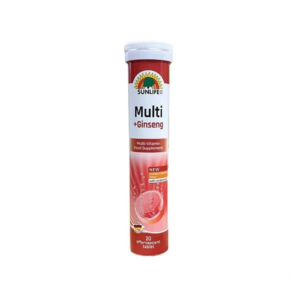 Sunlife Multi-Vitamin Mineral + Ginseng 20 Efervesan Tablet