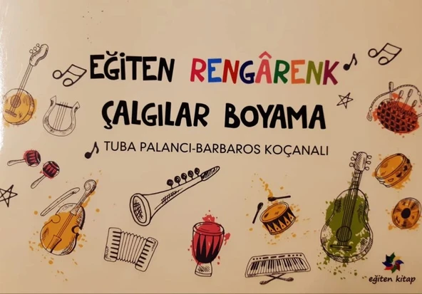 Eğiten Rengarenk Çalgılar Boyama ürün görseli