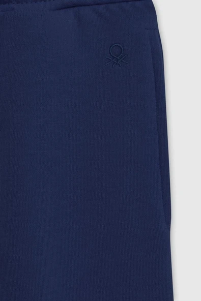 United Colors of Benetton Kız Çocuk  BNT-G23333 Benetton Jogger Eşofman Altı Lacivert - 4