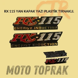 RX 115 Yan Kapak Yazısı – Plastik Tırnaklı Emblem - 2